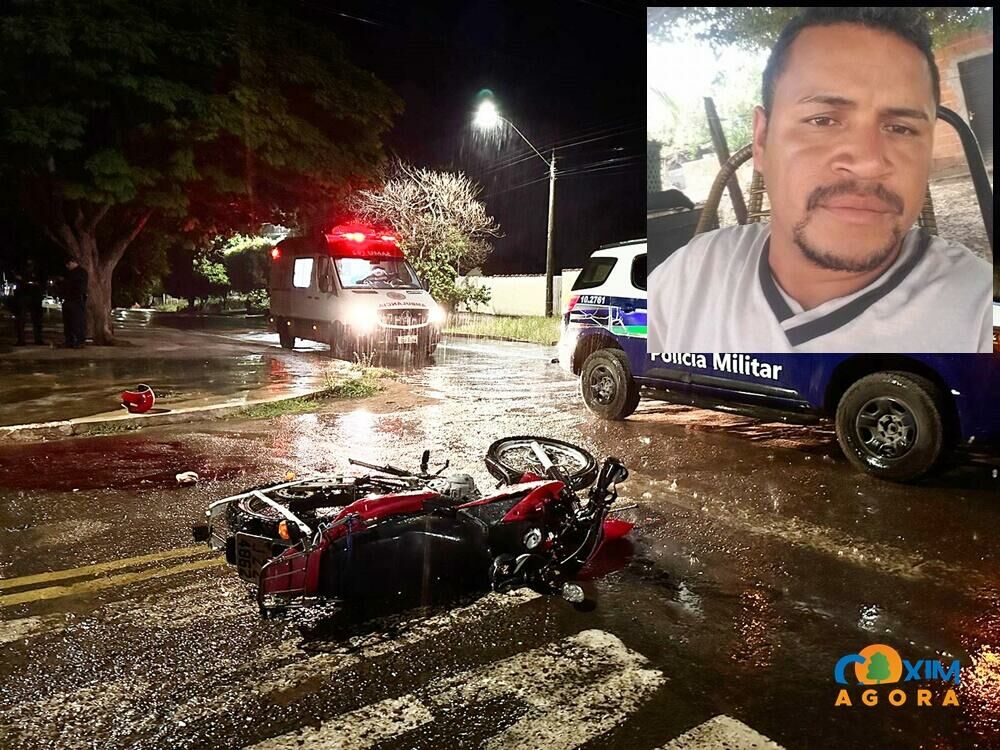 Imagem de compartilhamento para o artigo Motociclista morre após colisão com carro em cruzamento de Coxim da MS Todo dia